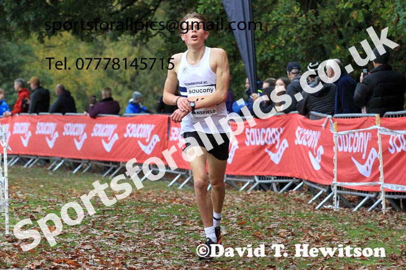 Mens Under-17s, 2022 National Cross Country Relays, Berry Hill Park, Mansfield.  Photo: David T. Hewitson/Sports for All Pics